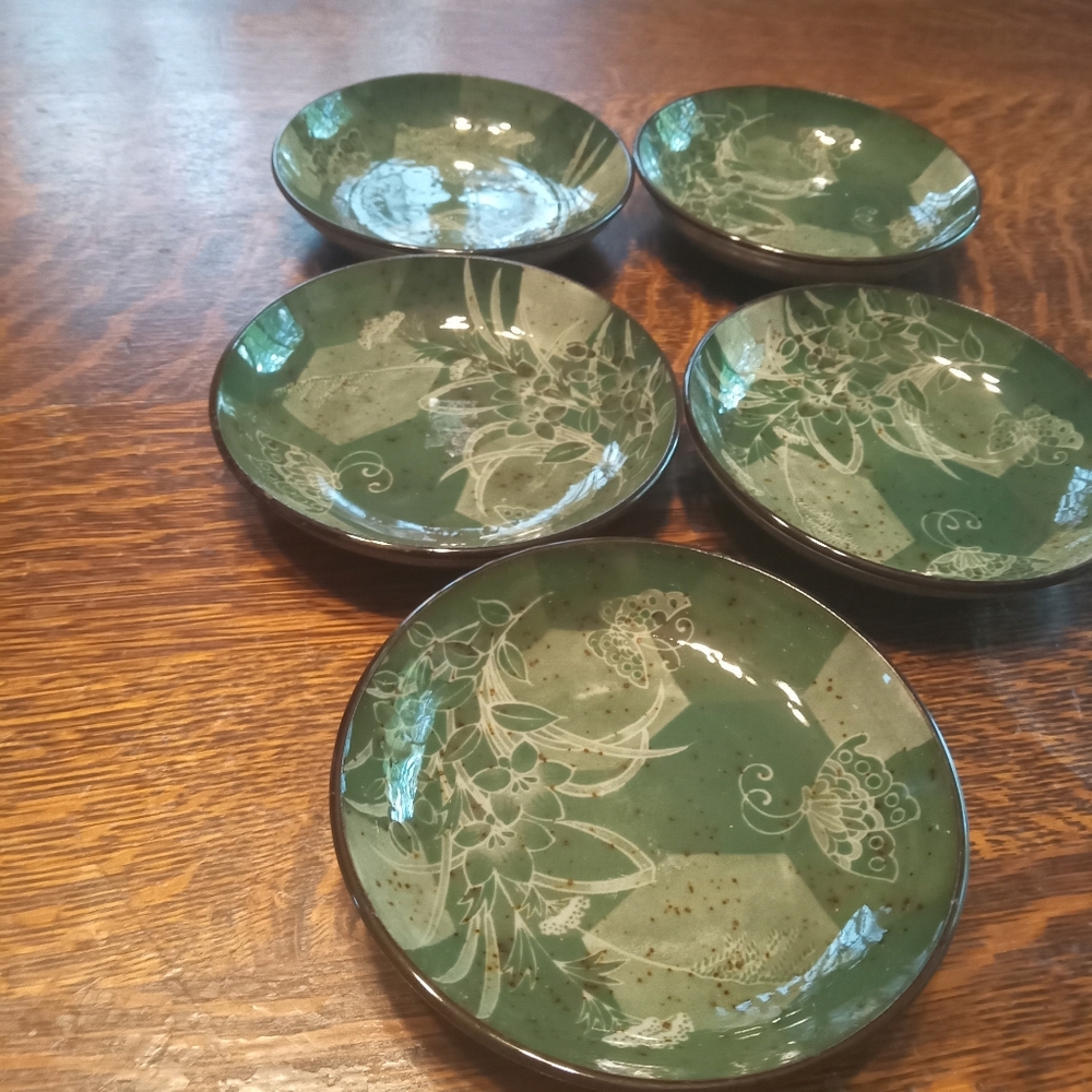 Set of 5 Ceramic Dipping Sauce Bowls